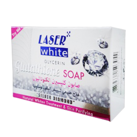 Laser White Silver Soap & Sapuni Rigjalerues me Glutathione