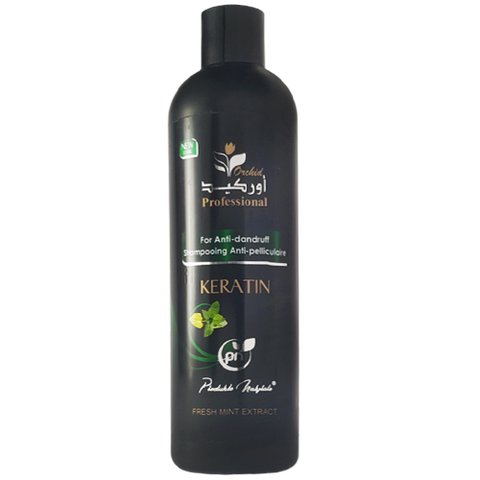 Shampo Orchid Kreatin me Ekstrakte Mente per Flok me Zbokth