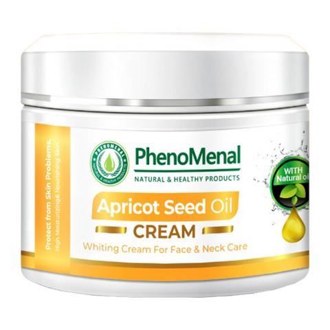 Kremi Zbardhues me Vaj Fara Kajsie per Lekuren e Fytyres dhe Qafes