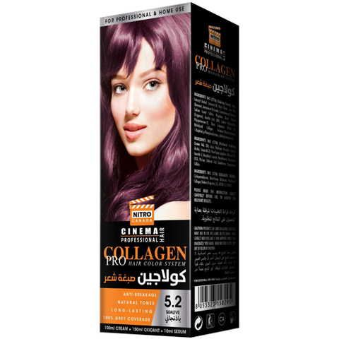 E Purpurt Nitro Canada Cinema Professional Hair Color System