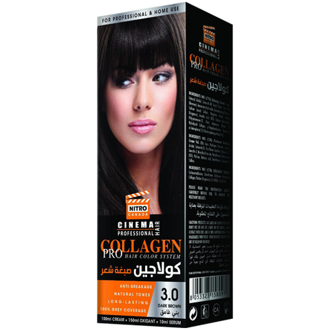 Kafe e Errët Nitro Canada Cinema Professional Hair Color System